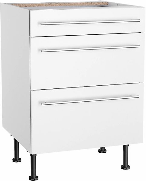 KOCHSTATION Unterschrank "KS-Bern2", Breite 60 cm, 1 Schubkasten, 2 Auszüge günstig online kaufen