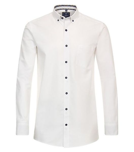 Redmond Langarmhemd uni nah Modern Fit günstig online kaufen