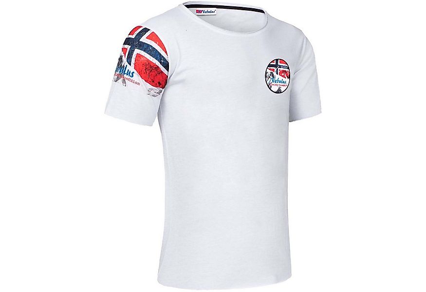 Nebulus T-Shirt BOA, P4055 - Herren, weiß meliert, S günstig online kaufen