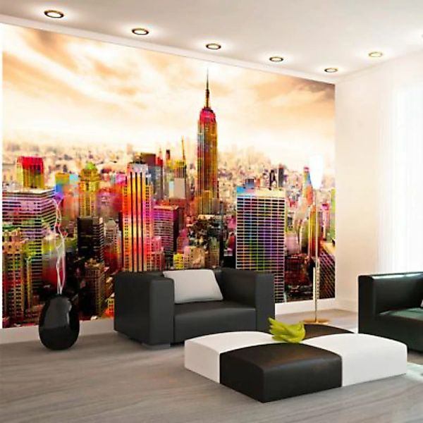 artgeist Fototapete Colors of New York City III sand Gr. 150 x 105 günstig online kaufen