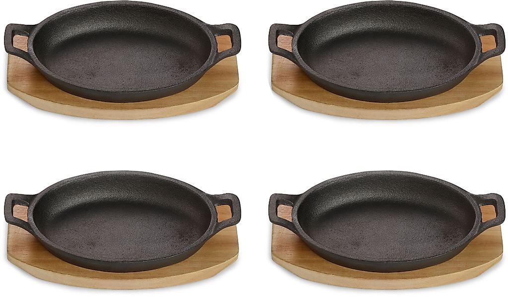 ECHTWERK Servierpfanne »4x Servierschale "BIG"« Gusseisen Set, 4 Stk. tlg. günstig online kaufen