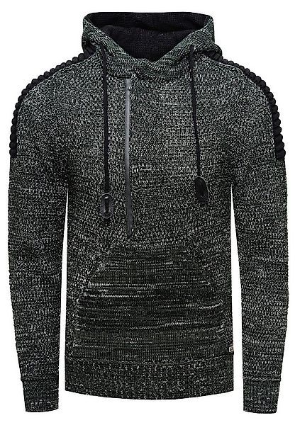 Rusty Neal Kapuzensweatshirt Knitwear mit praktischem Reißverschluss günstig online kaufen