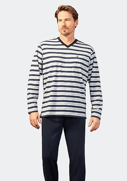 Hajo Pyjama Hajo, Schlafanzug Klima-Komfort 53638 günstig online kaufen