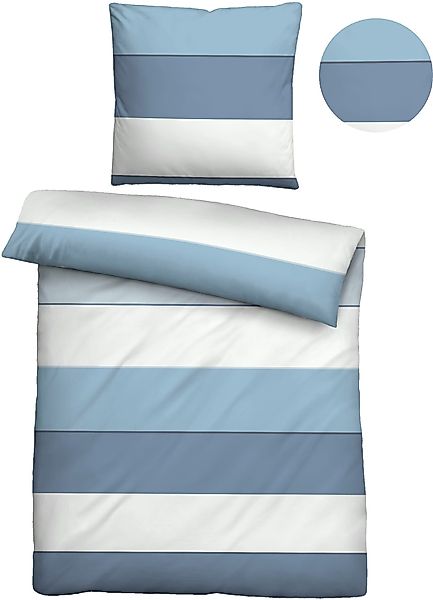 Biberna Bettwäsche Antonia, Mako-Satin, 2 teilig, günstig online kaufen