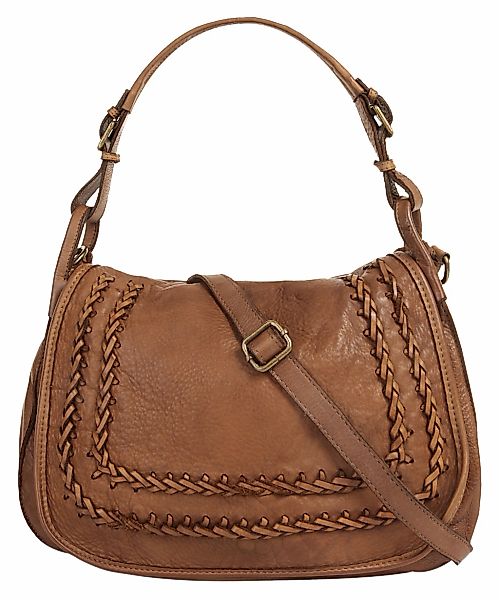 Samantha Look Umhängetasche echt Leder, Made in Italy günstig online kaufen