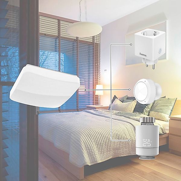 Hama Glitzer, 27x27 cm, dimmbar Smarte Lampe günstig online kaufen