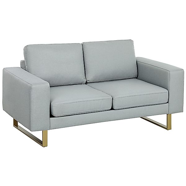 HOMCOM 2-Sitzer Sofa Couch mit Armlehne günstig online kaufen
