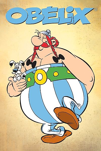 LuckyLinde Leinwandbild »Obelix und Idefix«, Cartoon-Comic-Fantasy-Figuren- günstig online kaufen