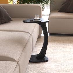 en.casa Beistelltisch, rollbar »Klinerg« C-Form 40 günstig online kaufen