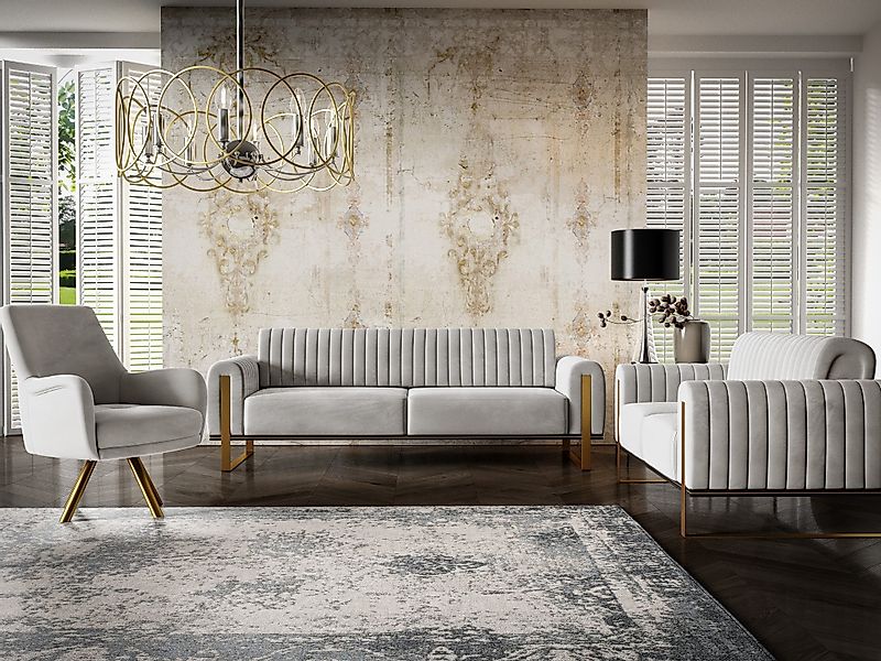 Fun Möbel Polstergarnitur Sofaset Designersofas VALERIE günstig online kaufen