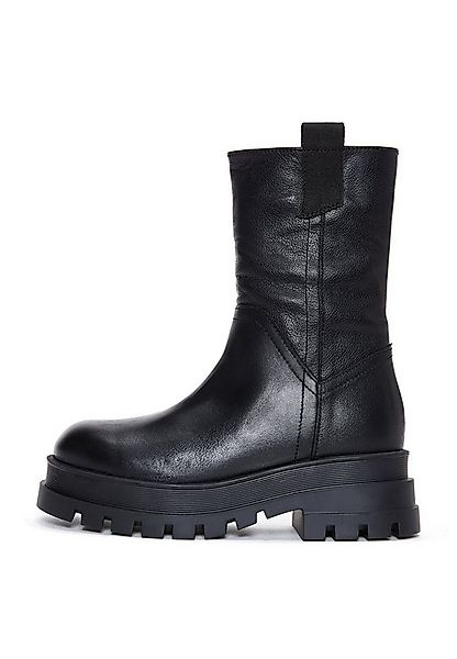 Derimod Stiefeletten aus Leder Ankleboots Stofffutter, TPU Sohle, Absatz 4, günstig online kaufen