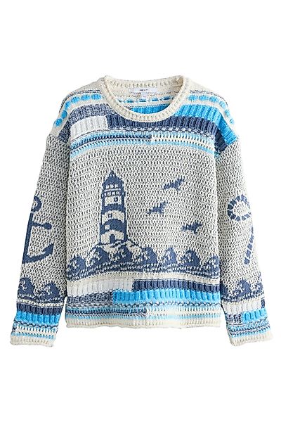 Next Strickpullover Pullover mit gerolltem Rand günstig online kaufen