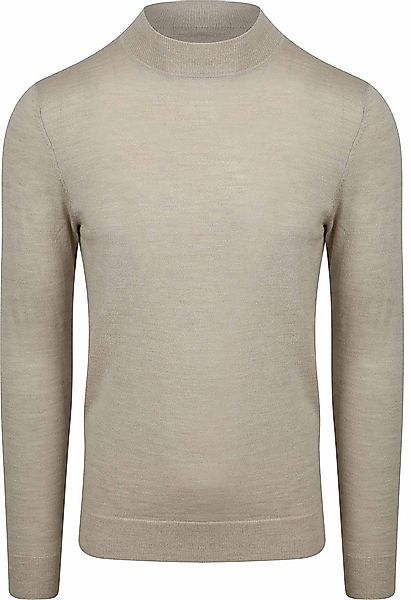 Profuomo Turtleneck Merino Pullover Ecru - Größe M günstig online kaufen