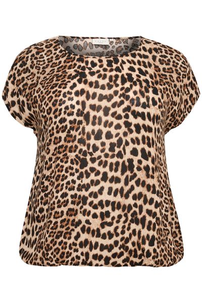KAFFE Curve Kurzarmbluse Kurzarm-Bluse KCami Große günstig online kaufen