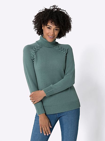 Sieh an! Strickpullover Rollkragenpullover günstig online kaufen