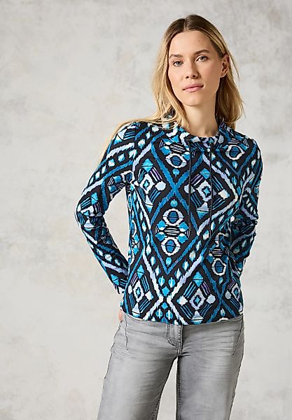 Cecil Langarmshirt, mit Tunnelzugband am Kragen günstig online kaufen