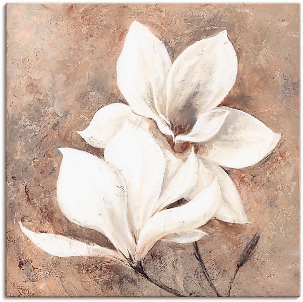 Artland Leinwandbild "Klassische Magnolien" Blumen 1 Stk. tlg. als Alubild, günstig online kaufen