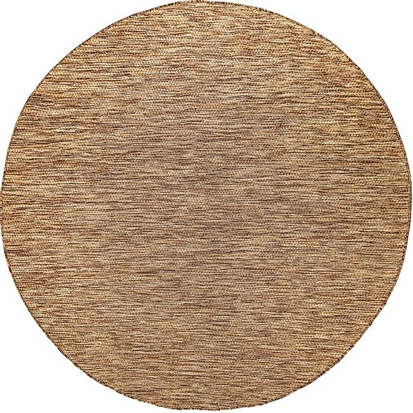 Bruno Banani Teppich "Venezia" rund 4 mm Höhe Flachgewebe, Sisal-Optik, mel günstig online kaufen