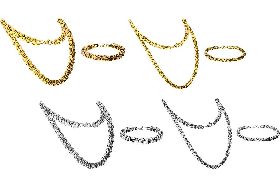 FILANGO Gliederkette SET Chirurgenstahl Königskette + günstig online kaufen