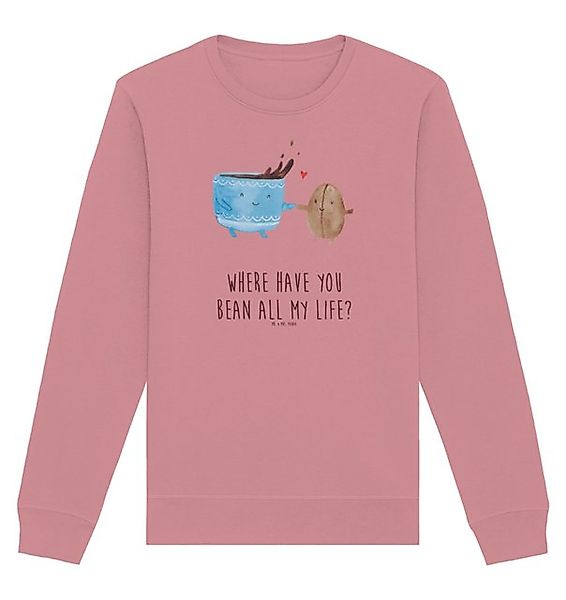 Mr. & Mrs. Panda Longpullover Größe L Kaffee Bohne - Canyon Pink - Geschenk günstig online kaufen