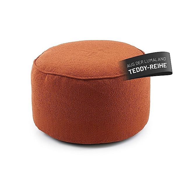 Lumaland Pouf Sitzsack Pouf Teddy 50L, Indoor-Bezug - weich waschbar - perf günstig online kaufen