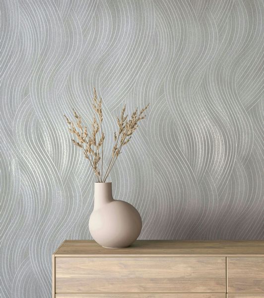 Marburg Vliestapete »Tapete Wavy Stripes« geometrisch geprägt moderne Vlies günstig online kaufen