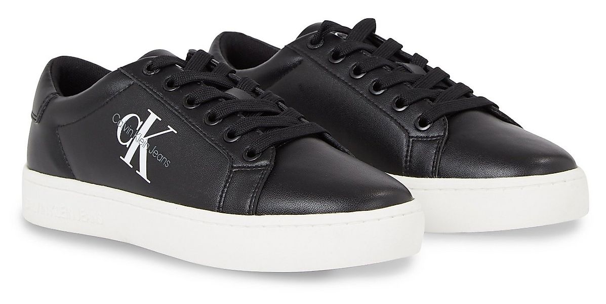 Calvin Klein Jeans CLASSIC CUPSOLE LACEUP LTH WN Sneaker mit seitlichem Log günstig online kaufen