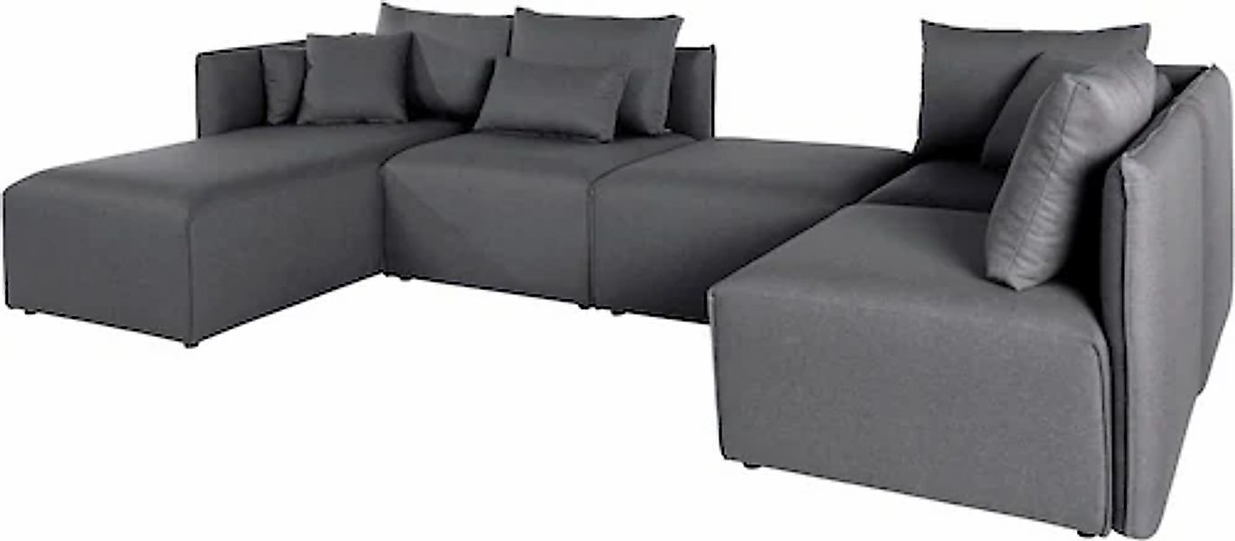 OTTO home Wohnlandschaft »Nöre U-Form« 5 Teile, in vielen Bezugsqualitäten günstig online kaufen