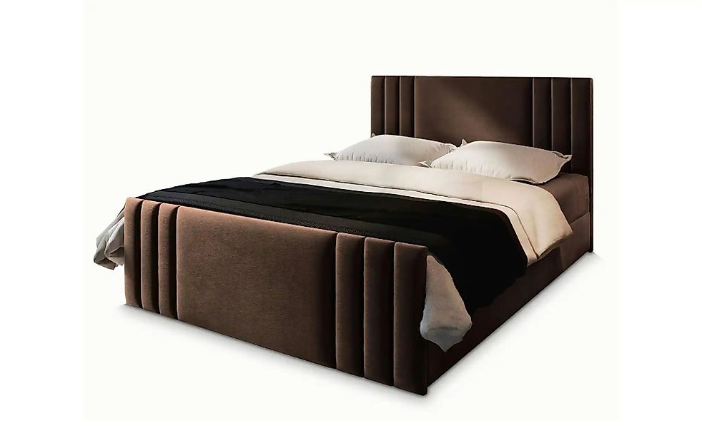 MASSENO Boxbett mit Bettkasten Kanes ¦ braun ¦ Maße (cm): B: 160 H: 98 Bett günstig online kaufen