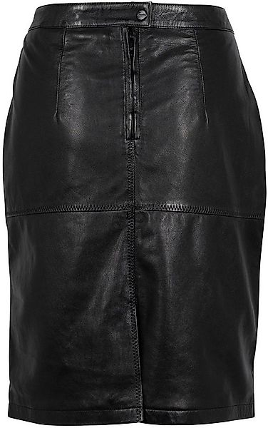 Mauritius Lederrock GWSwante LNV klassische/ schmale Form, Ziernähte günstig online kaufen