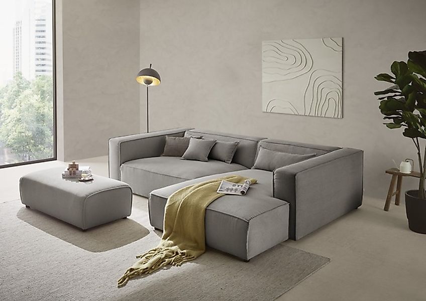 LeGer Home by Lena Gercke Ecksofa »PIARA XXL, L-Form, Schlaffunktion, Cord, günstig online kaufen