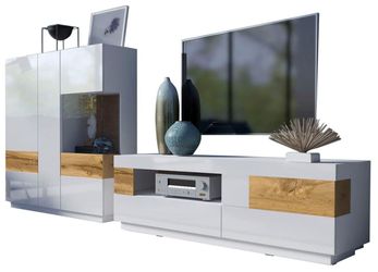 INOSIGN Wohnwand "SILKE" Set, 2 Stk. tlg. günstig online kaufen