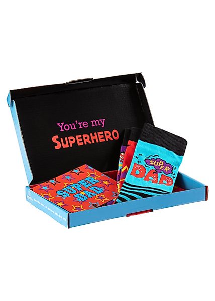 Apollo Socken Geschenkbox Super-Dad oder Best günstig online kaufen