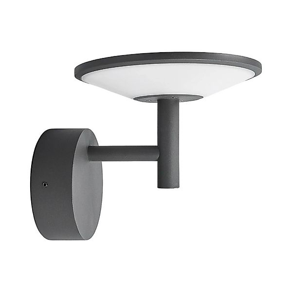 Lucande LED Wandleuchte Außen Fenia 9619130 Modern in Schwarz aus Aluminium günstig online kaufen