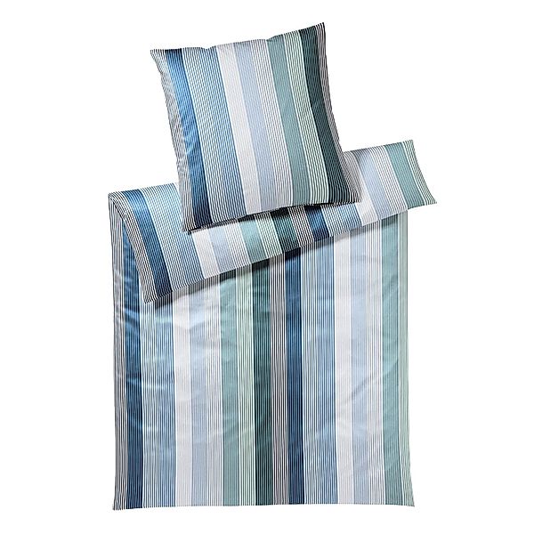 Elegante Interlock Jersey Bettwäsche Brillant 3536-44 Streifen 135x200 günstig online kaufen