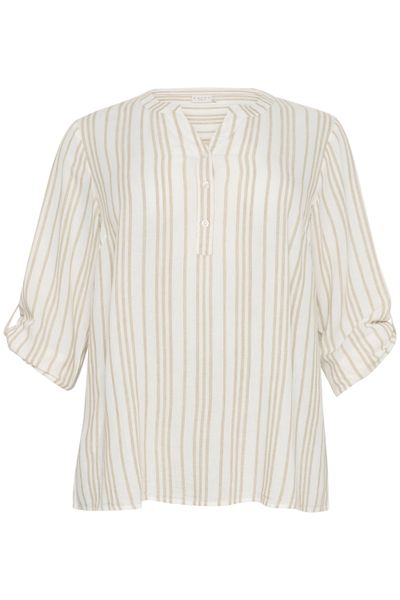KAFFE Curve Langarmbluse Langarm-Bluse KCmille Große günstig online kaufen