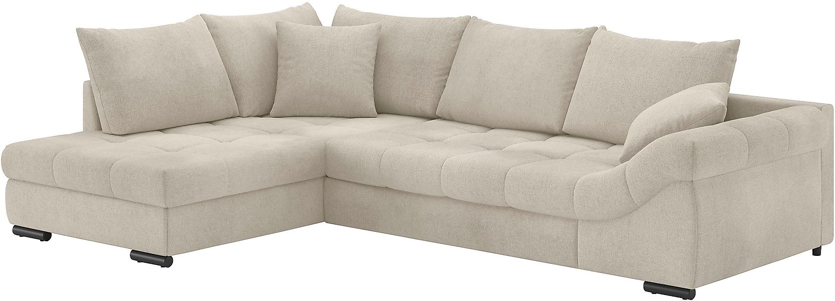 Mr. Couch Ecksofa "Allegro DuraFlex, L-Form" Hochschläfer-Bettauszug, Kalts günstig online kaufen