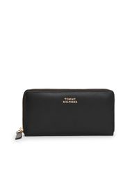 Tommy Hilfiger Geldbörse "TH LEATHER SLG LRG ZA", Damen Geldbeutel, Portemo günstig online kaufen