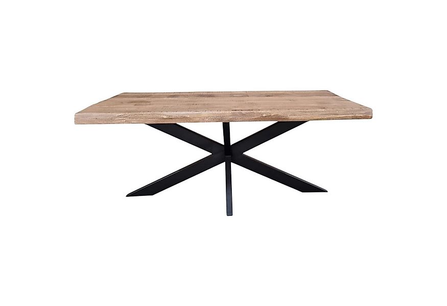 BENEDO MÖBEL Esstisch Baltimore Natur/Schwarz, Massives Mangoholz, Unikat m günstig online kaufen