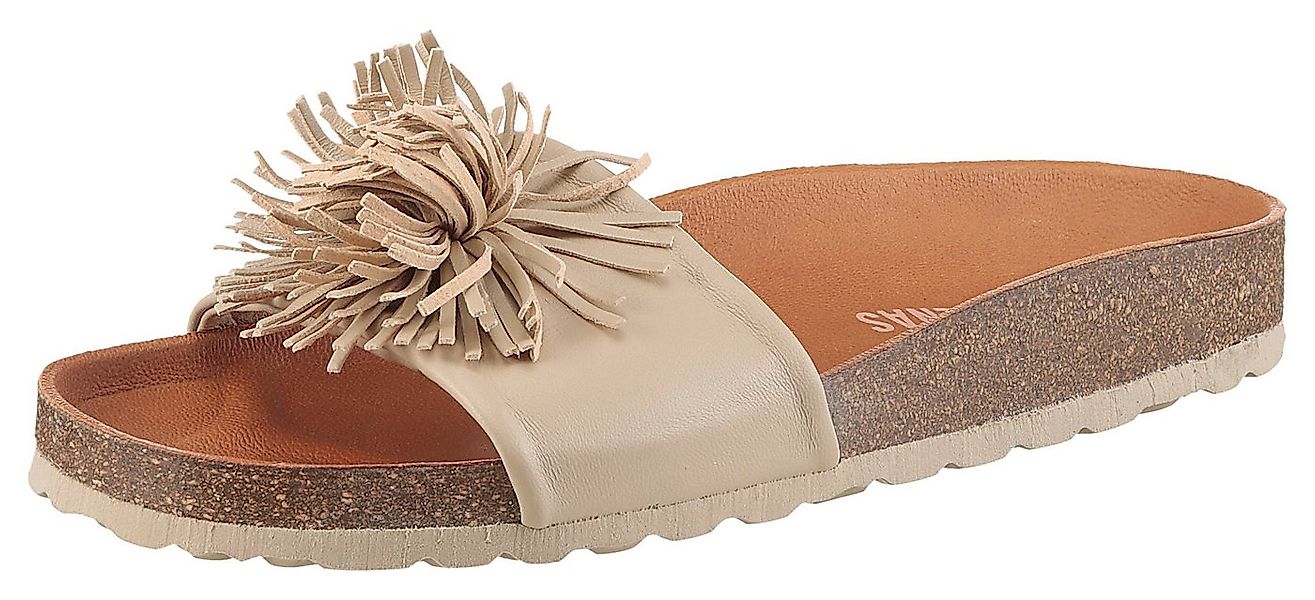 VERBENAS Reina Ecobrush Pantolette, Sommerschuh, Schlappen, Strandschuh für günstig online kaufen