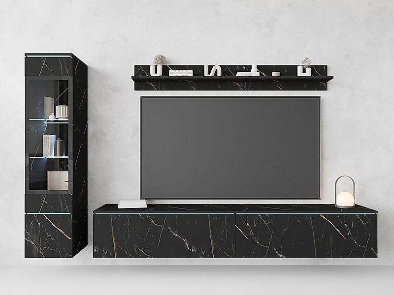 INOSIGN Wohnwand VERA I, Vitrinen Türanschlag links/rechts wechselbar, (Kom günstig online kaufen