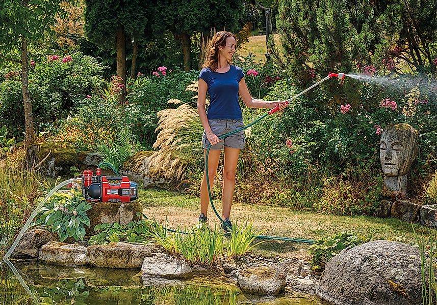 Einhell Akku-Gartenpumpe "AQUINNA 18/30 F LED", 3.000 l/h, Power X-Change, günstig online kaufen