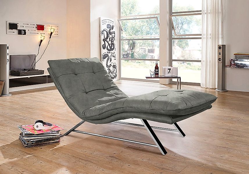 W.SCHILLIG Relaxliege "daily dreams" in Waffelkissen-Optik, wahlweise mit M günstig online kaufen