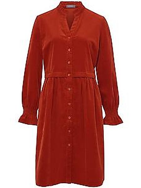 Cord-Kleid MYBC orange günstig online kaufen