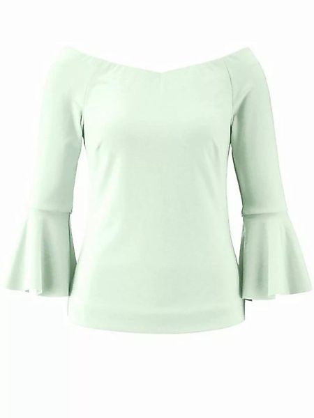 heine T-Shirt Heine Damen Blusenshirt mit Volants, mint günstig online kaufen