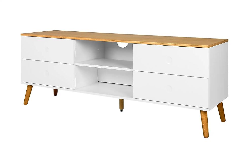 TV-Lowboard   Scan ¦ weiß ¦ Maße (cm): B: 162 H: 60 T: 43.0 TV- & Media Möb günstig online kaufen