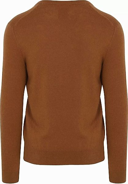 Gant Pullover V-Ausschnitt Wool Blend Camel - Größe L günstig online kaufen