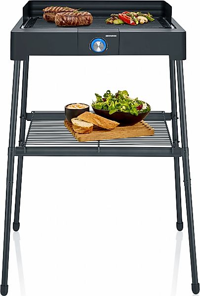 Severin Standgrill "PG 8568", 2200 W, Elektrogrill mit Grillplatte, als Sta günstig online kaufen