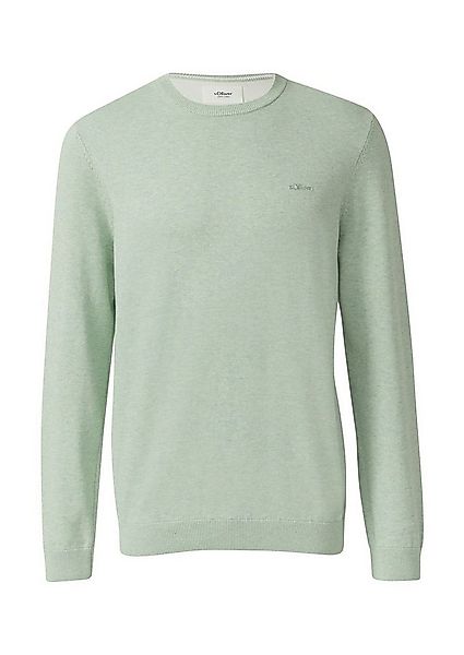 s.Oliver Rundhalspullover Pullover (1-tlg) Rundhals-Ausschnitt, langarm, Lo günstig online kaufen