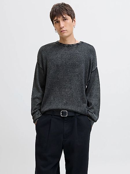 Jack & Jones Rundhalspullover "JJECHARGE FADED KNIT CREW NECK NOOS" günstig online kaufen